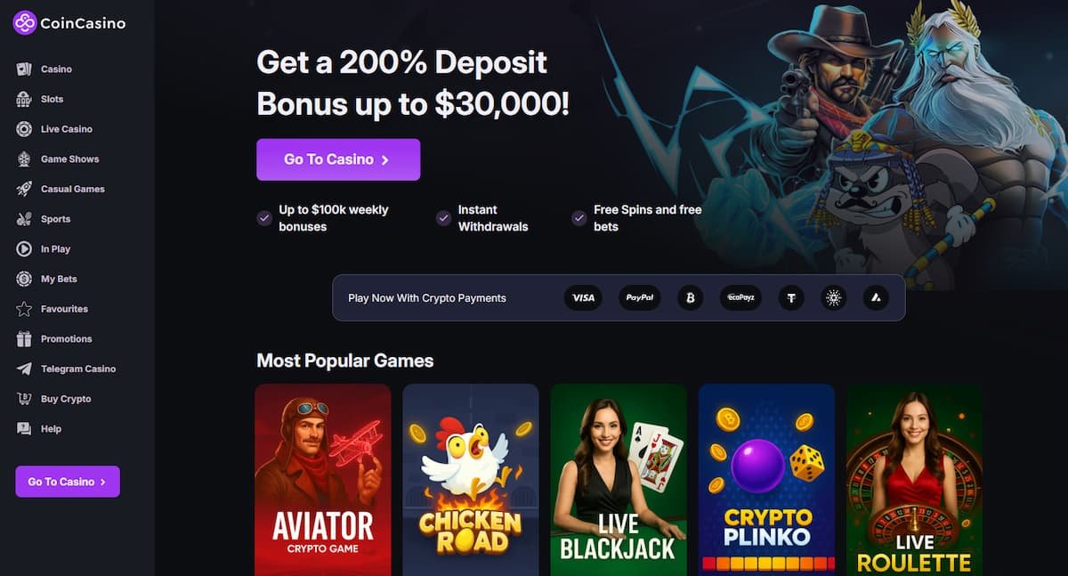 CoinCasino Online kasino