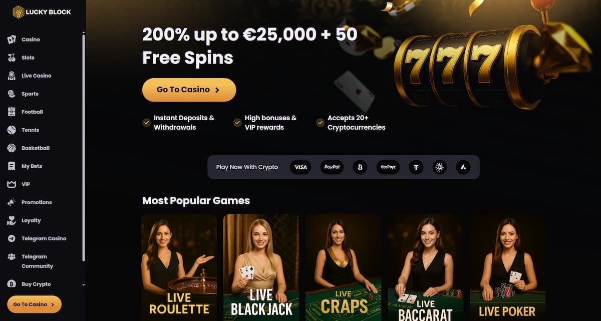 Lucky Block Online kasino
